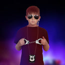 Kids Spy Set Accessories - Cool Spy Gadgets Equipment for Detective Costumes with Sunglasses, Ear Piece, Badge, and Handcuffs
