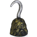 Pirate Captain Gold Hook - Toy Pirates Costume Accessories Plastic Sleeve Dress Up Prop for Adults and Kids