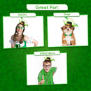 Green Top Hat Headband - St Patricks Day Irish Green Mini Hat Dress Up Hair Costume Accessories Head Band for Women and Children
