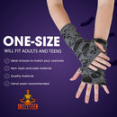 Punk Ripped Arm Warmers - Fingerless Long Sleeve Knitted Warmer Gloves Goth Accessories for Men and Women