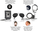 Kids Spy Set Accessories - Cool Spy Gadgets Equipment for Detective Costumes with Sunglasses, Ear Piece, Badge, and Handcuffs