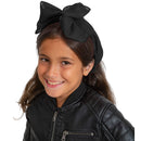 Chiffon Head Neck Scarf - Black Classic Retro Sheer Square Head Scarves Handkerchiefs Handbag Ties for Women and Girls