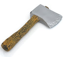 Realistic Hatchet Axe Toy - Wood Look Lumberjack Props Costume Accessories with Fake Tin Blade