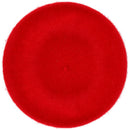 Red French Style Beret - Women's Classic Beret Hat for Casual Use - 1 Piece