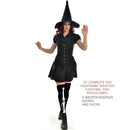 Skeleton Thigh High Socks - Goth Costume Bone Over The Knee High Sock Anatomical Skeletal Spooky Tight Stockings - 1 Pair