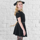 Puppy Dog Costume Set - Brown and Black Dog Ears, Bow Tie and Tail Accessories Kit for Kids of All Ages