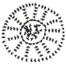 Realistic Spider Table Sprinkles - Fake Spiders for Decorations and Favors - 144 Pieces
