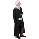 Faux Suede Steampunk Boots - Over The Shoe Brown Costume Boots Accessories with Gold Buttons for Medieval and Renaissance Costumes for Adults and Children